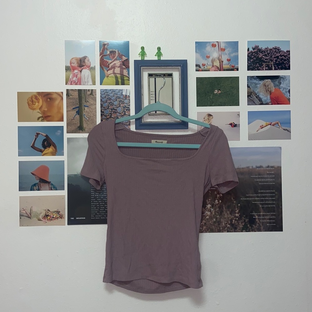 Madewell xs square neck shirt!